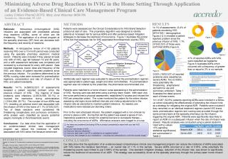 Minimizing Adverse Drug Reactions to IVIG